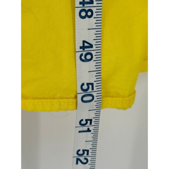 Who What Wear Maxi Tiered Dress Yellow Sleeveless Crewneck Vacay Summer XL - Picture 8 of 8